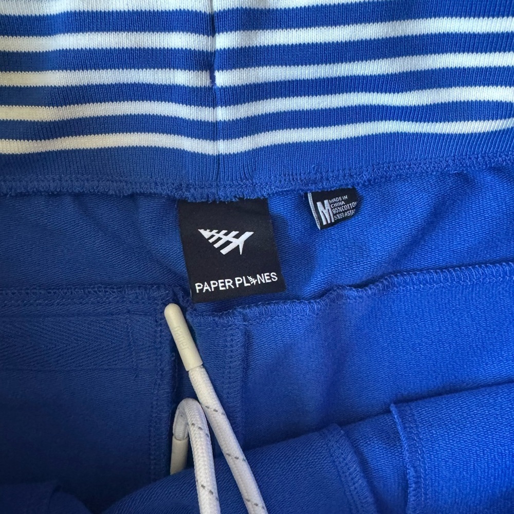 Paper Planes royal blue athletic shorts - Picture 2 of 3